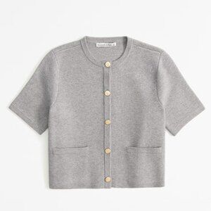 LuxeLoft Short-Sleeve Cardigan
